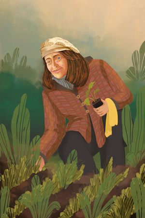 Ilustracion de Clever, Nirvana y Alda