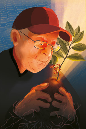 Ilustración de Raúl, Milton y Claudia